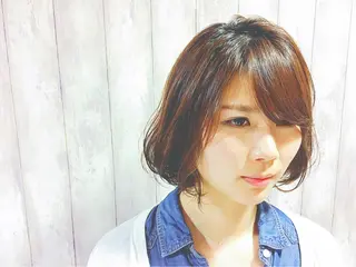 ショート ミディアム パーマ boutique misakiのヘアスタイル