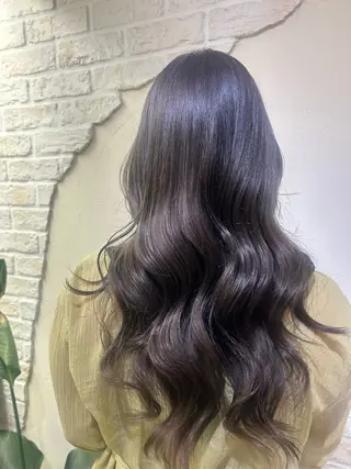 ロング キッズ 飯星慧斗 /ブリーチ、縮毛矯正のヘアスタイル