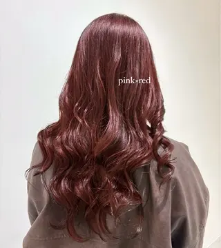 ロング カラー 💗暖色/ブリーチ/ レイヤー/横浜/メイのヘアスタイル