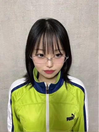 カラー 透明感ベージュ× レイヤーSayu🎀のヘアスタイル