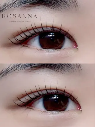 マツエク・マツパ ROSANNA川越 イサカのマツエク・マツパデザイン