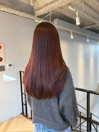 ロング yuri/オリーブ/ 暖色カラー/レイヤーのヘアスタイル