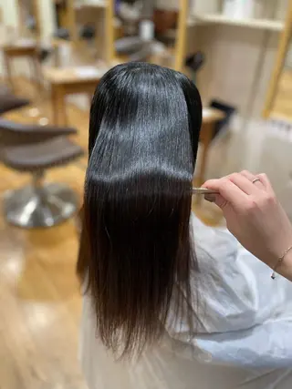 ロング 北堀江/透明感カラー /レイヤー/じゅきのヘアスタイル