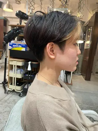 ショート カラー ショートボブ縮毛矯正 髪質改善のプロ山道潤のヘアスタイル