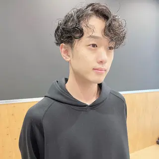 ショート パーマ メンズ アラキチヒロ THE REMMYのヘアスタイル