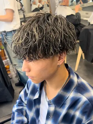 カラー メンズ 藤平海音/fifth PARKのヘアスタイル