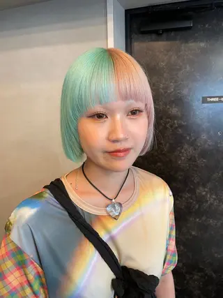 ショート カラー 博多ブリーチ /Ririkaのヘアスタイル