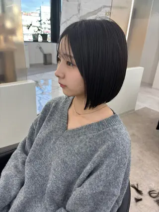 ショート ボブ顔周りカット honokaのヘアスタイル