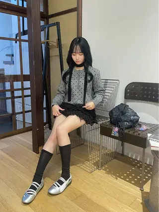 ロング カラー 岩橋 生和のヘアスタイル