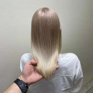 ミディアム カラー パーマ ヘアアレンジ メンズ キッズ ネイル マツエク・マツパ 髪質改善🇰🇷 レイヤーカット/梅田のヘアスタイル