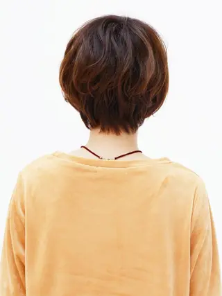 ショート カラー パーマ ショート/ボブ オオタダイスケのヘアスタイル