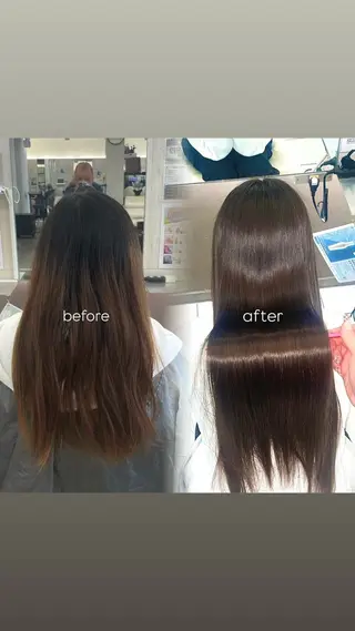 ロング 縮毛矯正/艶髪 💎志田美紀のヘアスタイル