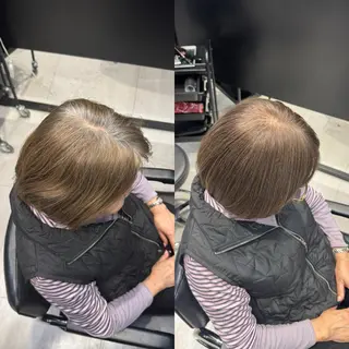 ショート GO TODAY 心斎橋edel店所属・白髪ぼかし/髪質 改善/KOMORIのヘアスタイル