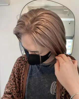 カラー メンズ 佐伯 和佳のヘアスタイル