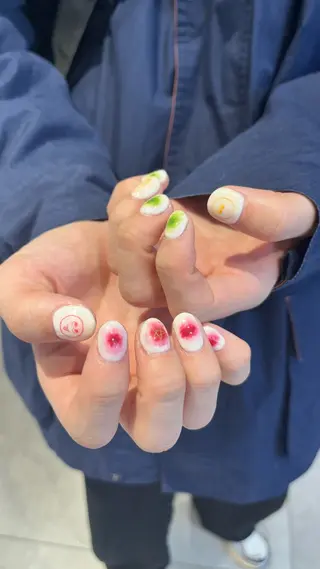 ネイル メンズパーマ/ メッシュ📍ユリのヘアスタイル