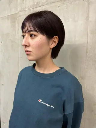 ショート カラー SALT WATER  恵比寿所属・SALTWATER AYARIのヘアスタイル