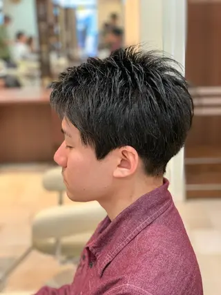 ショート メンズ 美髪矯正/髪質改善 /ヨナミネのヘアスタイル