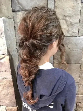 ロング ヘアアレンジ 神野 雅樹のヘアスタイル