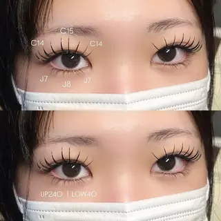 マツエク・マツパ Calm茅ヶ崎 / SHIBATAのマツエク・マツパデザイン