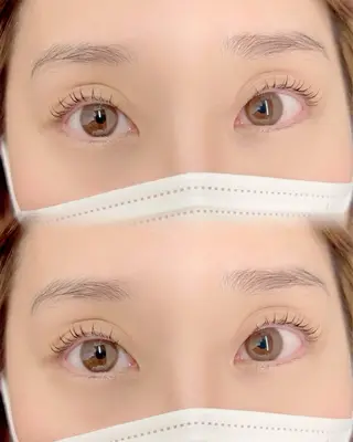 マツエク・マツパ rukuku🌼Ui まつパ/眉毛Waxのマツエク・マツパデザイン