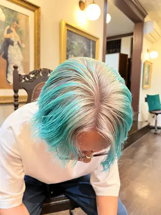 カラー メンズ FLORIAN所属・HARUTA /FLORIAN田原のヘアスタイル