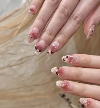 ネイル By moonネイル 🌷ワンホン/韓国風のネイルデザイン