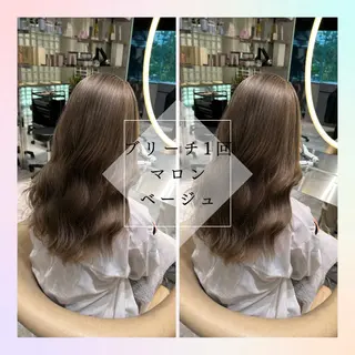 ロング 🥇KEN /レイヤー/艶カラーのヘアスタイル