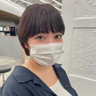 ショート 為近日向子🐥暖色 💘顔周りカット🌈のヘアスタイル