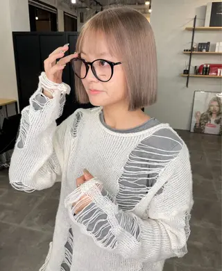 ショート ハイトーン特化/ モエ🍑のヘアスタイル