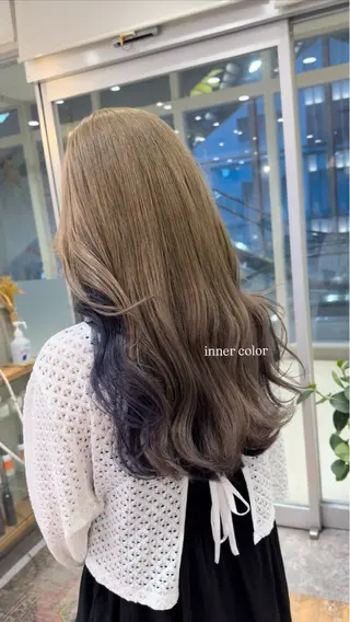 ロング カラー 💎寒色特化💎 透明感カラーみきのヘアスタイル