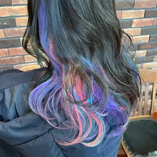 セミロング カラー ピンクベージュ/新潟 万代/高橋桃葉🍑のヘアスタイル