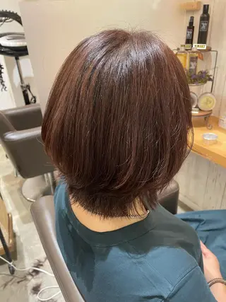 ミディアム カラー 高木 櫻のヘアスタイル