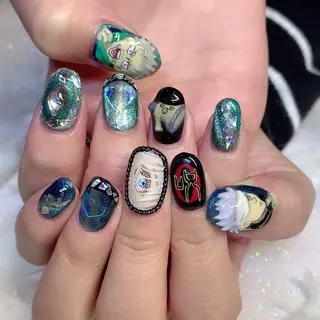 ネイル シェアサロンLei.g(レイジー)所属・3Dアートネイル💗 都築レナのネイルデザイン