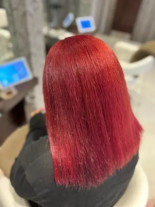 ミディアム カラー EARTH 浜松市野店所属・艶髪/透明感 /YURIA🤍のヘアスタイル