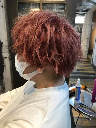 ミディアム メンズ モデル募集 神田のヘアスタイル