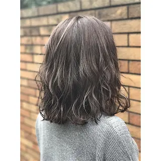 ショート ミディアム セミロング カラー 韓国ヘア🤍髪質改善 🇰🇷AKANEのヘアスタイル