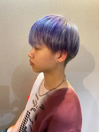 メンズ メンズハイトーン特化 てるぼうのヘアスタイル