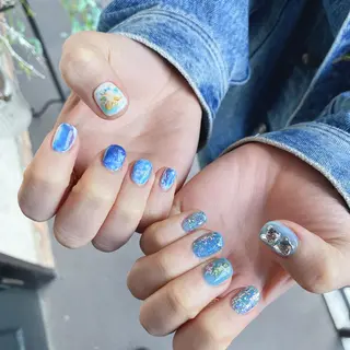 ネイル To Me Nail所属・🩵 mei🩵のネイルデザイン