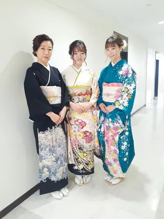 セミロング ヘアアレンジ Hair&Make  Delight*のヘアスタイル