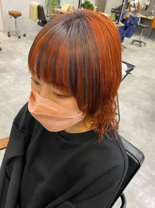 ミディアム カラー tetote天王寺店所属・SHOTA 大人ショートのヘアスタイル