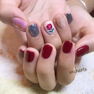 ネイル アンシャンテ所属・enchante 自由が丘のネイルデザイン