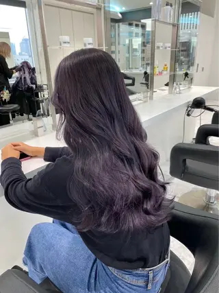 ロング カラー ヘアアレンジ メンズ 🩰韓国ガーリー🏹 kotono🪽のヘアスタイル