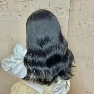 ヘアアレンジ beautism clock所属・韓国風🇰🇷うる艶 レイヤー/海青🫧のヘアスタイル