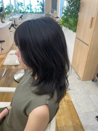 セミロング カラー Toiro 横浜所属・🎀レイヤー/パーマ カラー/ai🎀のヘアスタイル