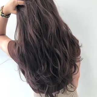 ロング カラー ヘアアレンジ 【公式】amble luxe池袋東口🩷のヘアスタイル