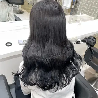 セミロング カラー ヘアアレンジ 韓国レイヤー&ピンク 艶髪🩶maikoのヘアスタイル