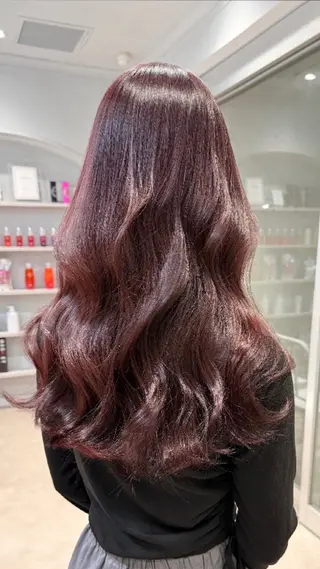 カラー ヒジオカ リナのヘアスタイル