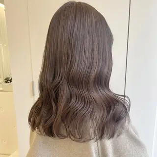 セミロング カラー ParveMix￤ 大賀さつき🍨🤍のヘアスタイル