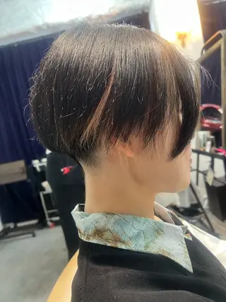 ショート 紙屋町ショート /ボブ　パーマ河内蓮のヘアスタイル