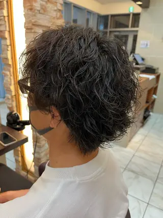 パーマ 野々山 直貴のヘアスタイル